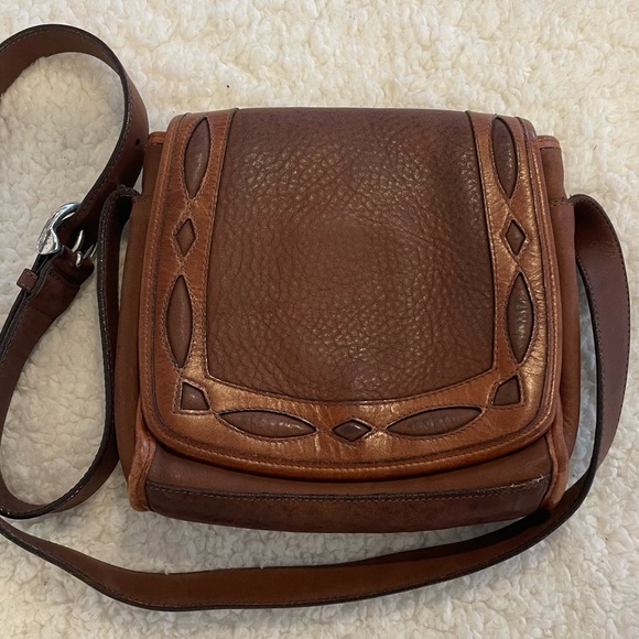 Brighton Leather Crossbody Bag, Brown - Picture 2 of 5